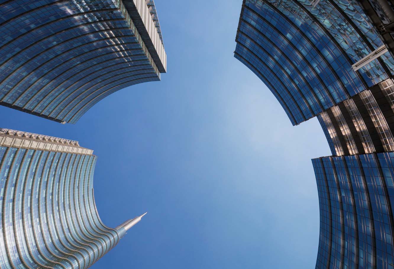 Andamento mercati, grattacieli